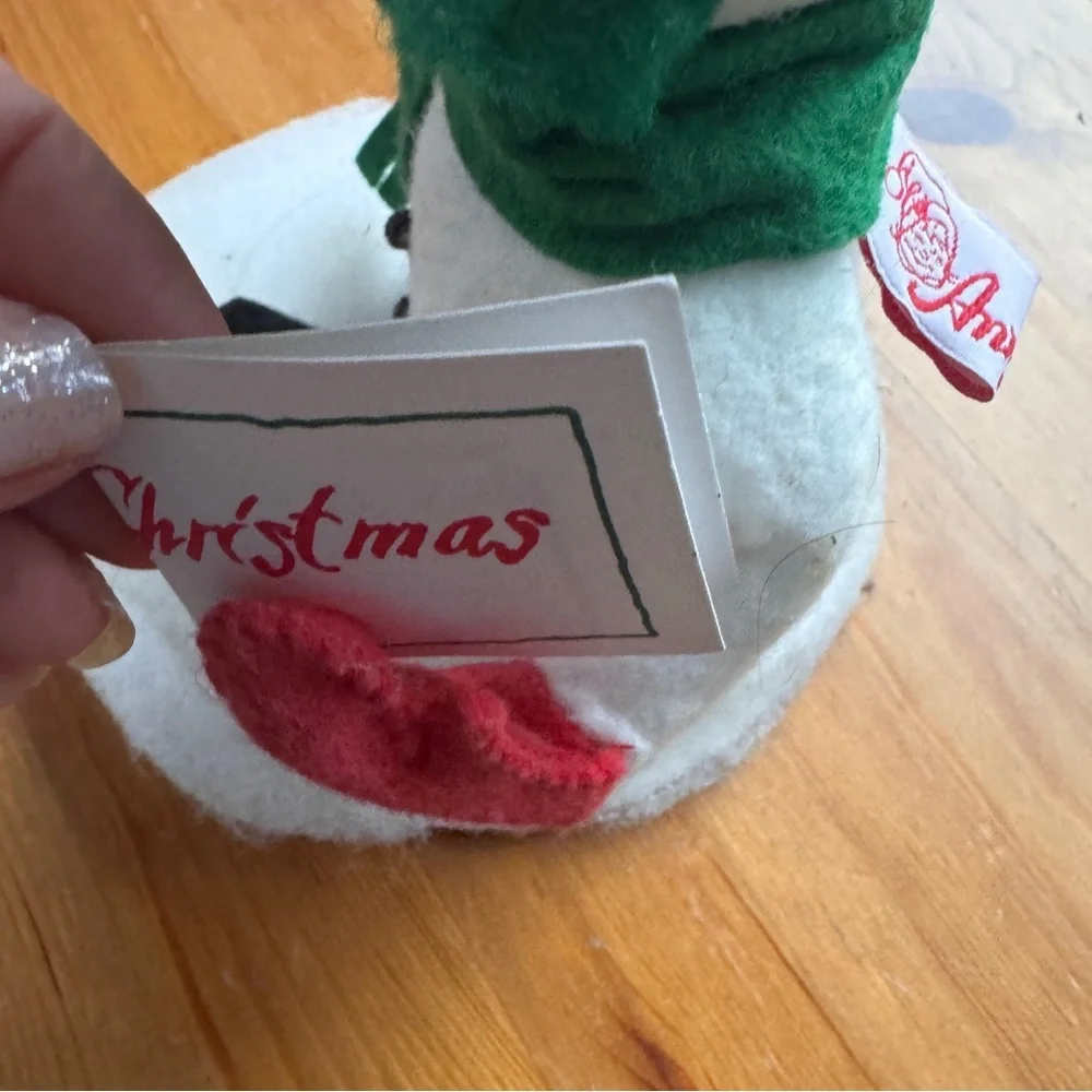 Annalee Snowman Christmas decoration soft